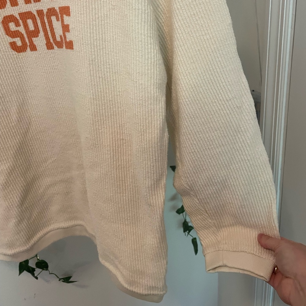 Pumpkin Spice Knit Crewneck Pullover - Picture 3 of 7
